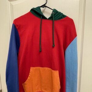 MENS HOODED PULLOVER SWEATSHIRT